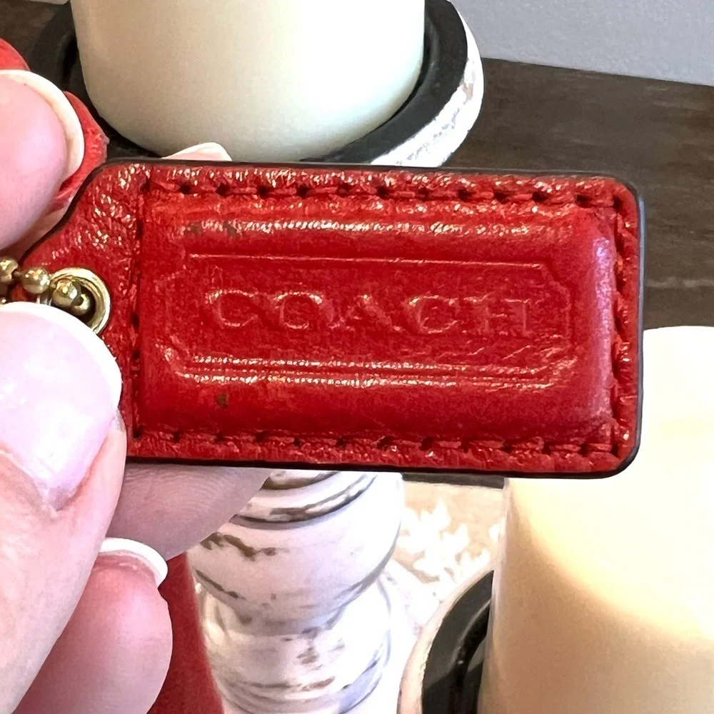 Coach Hobo Red All Leather Bag